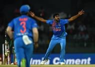 Vijay Shankar grabbed two wickets in an economical spell